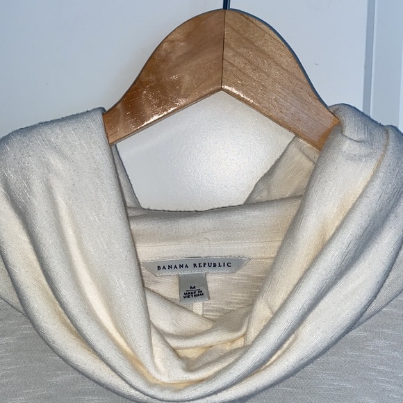 Cream Cowl-Neck Long Sleeve - Picture 4 of 4